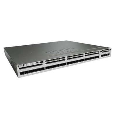 WS-C3850-24S-S سوئیچ شبکه اترنت گیگابیتی Cisco Catalyst 3850 24 پورت GE SFP