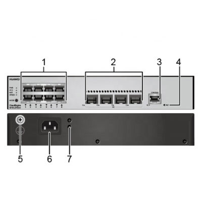 S5735-L8T4S-A1 گیگابیت اترنت Nic کارت 8x 10 100 1000Base-T 4 گیگابیتی SFP